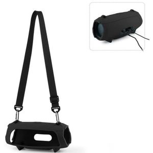 Draadloze luidspreker beschermhoes voor Charge5 Bluetooth Speaker Siliconen Case voor 5 WIFI Audio Box Behuizing Shell (zwart)