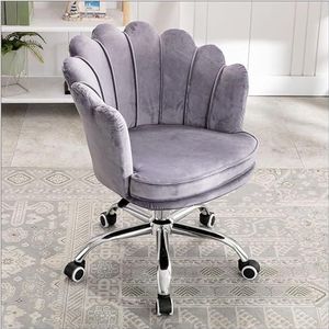 Afneembare bureaustoel Bloemvormige bureaustoel 360° draaibaar Bureaustoelen In hoogte verstelbare stoel Kantoorstoel met wielen
