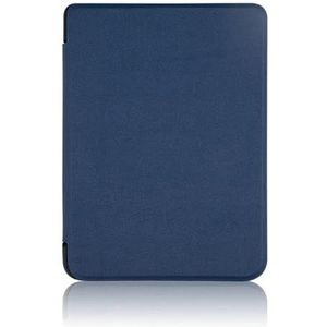 E-book beschermhoes Slanke magneet Wake/Sleep Case voor Kobo Clara HD 6 Inch (N249) Ebook, Smart Cover Ereader Skin Shell e-book cases (Color : Kc hd6 dark blue)