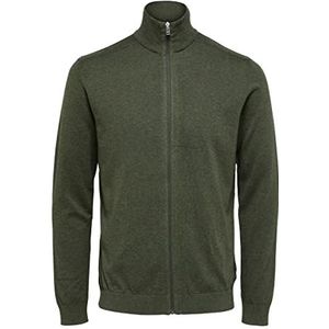 SELECTED HOMME Herenvest met ritssluiting, Forest Night, L