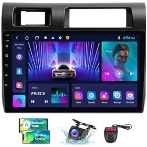 Voor Toyota Land Cruiser LC 70 Series 2007-2020 Android 13 Carplay Autoradio 9 inch Scherm Radio Android Auto Bluetooth 5.0 Handsfree 4G WiFi FM/RDS/DAB+ Radio/DSP HiFi Camera + DVR(B,NF-2)