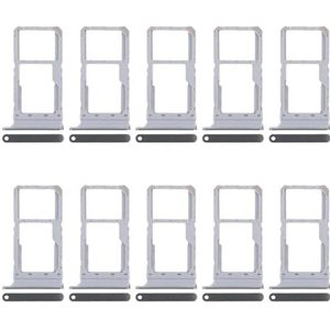 ZZjingli for Realme 12x 5G RMX3997 10 stuks SIM-kaartlade + SIM-kaartlade/Micro SD-kaartlade (donkergroen)