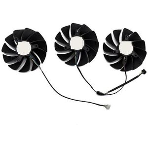 GA92S2U 4PIN GPU RTX3080 RTX3090 Koelventilator voor ZOTAC voor GeForce RTX 3070 Ti 3080 3090 voor Trinity OC Grafische Videokaartventilatoren(3PCS)