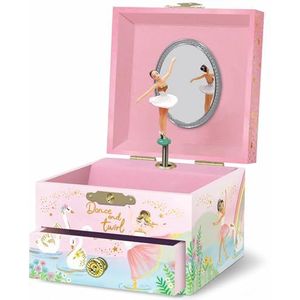 Muzikale Ballerina - Sieradendoos - Roze - Voor Meisjes - Ballet Cadeaus