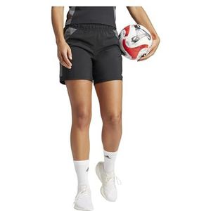 adidas Voetbal - Teamsport Textiel - Shorts Tiro 24 Competition Downtime Short Dames Zwart-Grijs S (34-36)