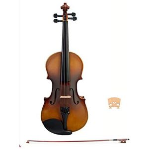 4/4 3/4 1/2 1/4 1/8 Viool Maple Tailpiece W/Bow Violin Case Vintage Akoestische Viool Viool (Color : 1-4)