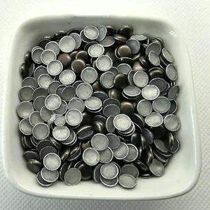 Ronde metalen studs 6 mm hotfix kristallen schoenen punk metalen klinknagels kralen strijkbare strass steentjes voor knutselen 144 stuks diy decoratie-antiek koper-6 mm-