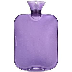 DieffematicRSD Warmwaterkruik Nieuwe transparante warmwaterkruik hoge dichtheid PVC explosieveilige warmwaterzak voor massage gezondheidszorg (Color : Purple)