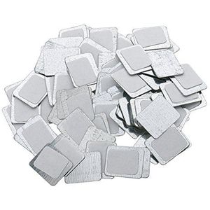 100 Stuks Lege Oogschaduw Blush Make-uppannen voor Magnetisch Palet Box Case Vierkant