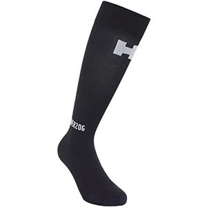 Herzog Compression Socks Pro Black-Silver Kuitmaat: 2"",""Beenlengte: lang, Schoenmaat: 40-44