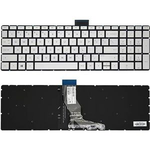 Russisch laptoptoetsenbord voor HP 15-BS 15-BW 15S-FQ 15S-DY 17-BS 15-DY 15-BP AK AR 250 255 G6 TPN-C129 925008-001 PK132043A00 RU(US Silver Backlight)
