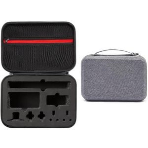PALUMMA Draagbare verlengde draagtas voor DJI Osmo Action 5 Pro EVA opbergtas voor DJI Osmo Action 5 Pro Sport Camera Accessoires (grijs)