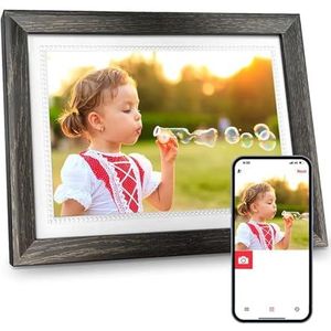 WiFi Digitaal Fotolijstje 32GB Geheugen 10.1 Inch 1280x800 IPS LCD Touchscreen Afspeelbare Video Smart Eenvoudig Delen Momenten