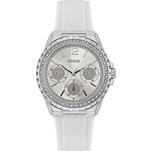 GUESS dames analoog kwarts horloge met siliconen armband 91661472855