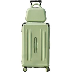 Trolley Case Koffer Bagagesets 2-delig, Duurzame Bagagesets Handbagagekofferset Voor Dames En Heren Bagage Lichtgewicht (Color : A, Size : 26in)