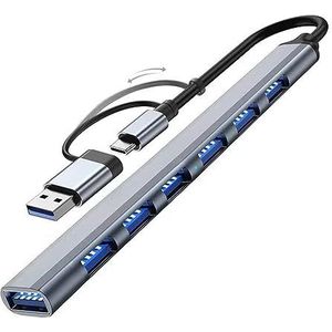 4/7 poort USB-C HUB USb 3.0 Type-C Multi Splitter Expander voor Computer USB HUB