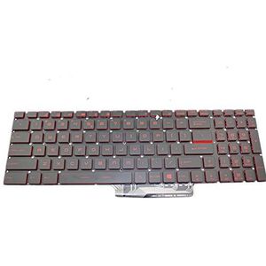 Laptop Toetsenbord Voor For MSI GE62 2QC-264 648 2QD-007 059 647 2QE-052 053 216 2QF-255 6QC-489 490 867 6QD-026 060 1077 6237 6QF-013 057 202 203 GE62VR 6RF-010 078 GE63 Zwart Rood Caps Verenigde Staten Lay-out With Backlight