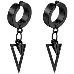Unisex Punk hoepel Drop Oorbellen voor vrouwen mannen sieraden accessoires roestvrij staal geometrische driehoek Spike Earring cadeau