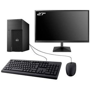PC Dell 3620 Tower Display 27 inch Intel I3-6100 RAM 64 GB SSD 1TB HDMI WiFi W11 (gereviseerd)