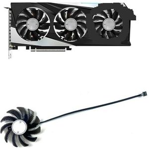 78mm T128010SU RTX3060 3060Ti grafische ventilator voor GIGABYTE voor GeForce RTX 3060 Ti Vision OC 3X voor WINDFORCE videokaartventilator(C)