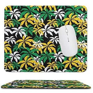 Palmbomen in Jamaica muismat antislip muismat rubberen basis muismat voor kantoor laptop thuis 9,8 x 11,8 inch