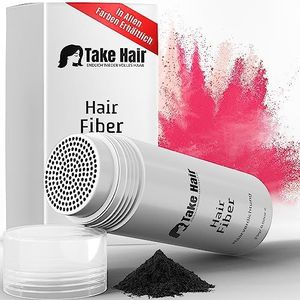Take Hair Strooihaar voor vrouwen, houdt bij regen en wind, 25 g strooihaar voor haarverdichting, haarvezel, strooihaar voor vrouwen bij haaruitval, haarpoeder (strooihaar donkerbruin)