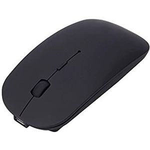 Bluetooth draadloze muis, 2.4ghz oplaadbare muis voor pc notebook computer Android stille muis ultradunne verstelbare dpi (zwart)