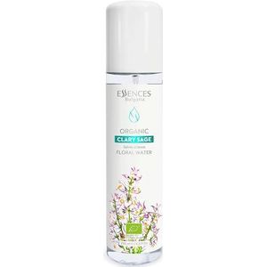 Essences Bulgaria Biologische Scharlei Bloemenwater 250ml | 100% Natuurlijk, Spray voor Gezicht, Lichaam, Haar, Anti-age Verfrissende Schoonheidsmist | Make-up Verwijderaar | Alcoholvrij | Hydraterend