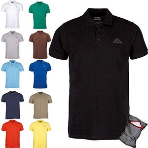 Ziatec Kappa Edition Poloshirt voor heren, met praktisch wasnet, 1-6 per verpakking, verkrijgbaar in vele kleuren, 2 x marineblauw, XL