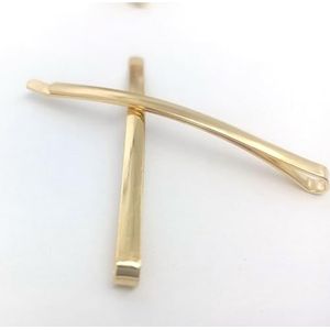 100Pcs Black Bobby Pins Black Barrette Kapsel Gereedschap Accessoires (goud dik)