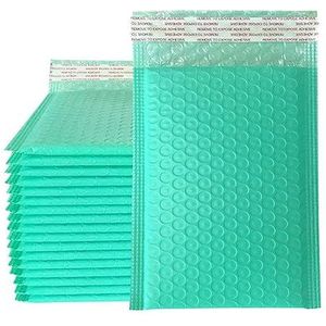 100 stuks Kraftpapier Bubble Enveloppen Gewatteerde Mailers Verzending Envelop zelfsluitende Verzending Verpakking Zak Koerier Opbergzakken-Blauw-13 * 18cm