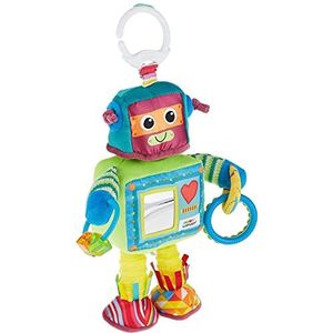 LAMAZE Rusty the Robot, Clip on Pram and Pushchair Newborn Baby Toy, Sensory Toy for Babies Boys and Girls from 0 to 6 Months