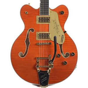 Gretsch G6620TFM Players Edition Nashville Center Block Double-Cut Bigsby Orange Stain - Semi-akoestische Custom gitaar