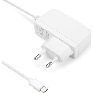 Aukru - 5V USB-C Voeding - Wit - Voor Philips Avent Video-babyfoon Advanced SCD881/26 SCD882/26 SCD891/26 SCD892/26