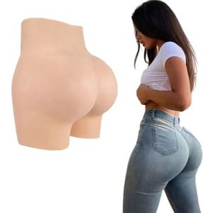 FSYH Siliconen Butt Enhancer Broek Hip Shaper Push up Control Shorts Verbergen Gaff Boxer Briefs voor Crossdresser Cosplay,Color2,Basic