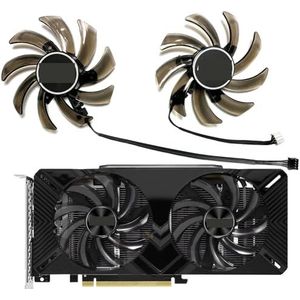 Voor PALIT voor GeForce RTX2060 2060S GTX1660 1660ti 1660S Dual OC grafische kaart vervangende ventilator GA91S2U(Right fan)