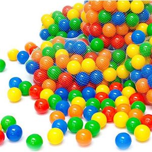 LittleTom 100 Baby ballenbak ballen - 5.5cm ballenbad speelballen voor kinderen vanaf 0 jaar