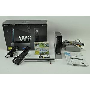 Console Nintendo Wii Noire + Accessoires (inclus Wii Sports + Wii Sports Resort) - Edition Limitée