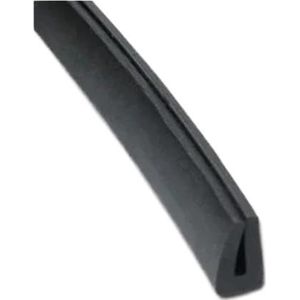 Rubberen glasafdichtingsstrip, zwarte rubberen U-vormige afdichtingsstrip for mechanische randafwerking in de auto, metalen hoekbeschermingsschild 1 stuk (20 mm x 30 mm x 1 meter)(4MMX7MMX2METERS)