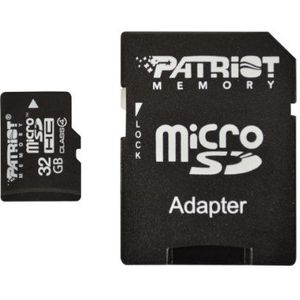 Patriot PSF32GMCSDHC43 32GB Class 4 MicroSDHC Flash Card
