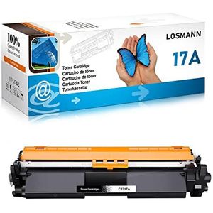 LOSMANN CF217A Compatibele tonercartridges voor HP 17A CF217A voor HP Laserjet Pro MFP M130fw M130nw M130fn M130a, HP Laserjet Pro M102w M102a (1 zwart)