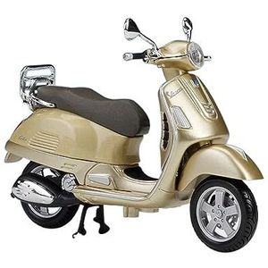 1:18 Motorfiets Model Gegoten Voor: 2017 Vespa GTS 300 Piaggio Scooter Cadeaucollectie