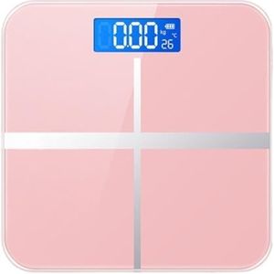Weegschaal Digitale Personenweegschaal Huishoudelijke Elektronische Weegschaal Weegschaal Weegschaal Personenweegschaal(Pink)