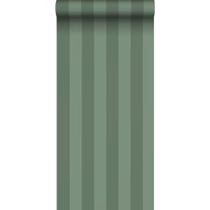 behang strepen groen 50 x 900 cm - van Sanders & Sanders