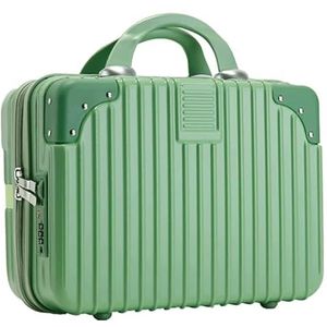 Lichtgewicht Koffer Make-up Reistas Harde Schaal Vanity Cases Draagbare ABS Cosmetische Tas Handbagagekoffer Voor Dames Koffer Bagage (Color : B, Size : 14inch)