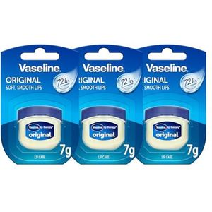 Vaseline Lip Therapy 7G Het Origineel I Voedende Lippenbalsem voor optimale hydratatie (Original (3 Stuk))