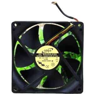 92mm ventilator voor ADDA AD0912HB-A73GL 90mm ventilator: 12V 2900RPM 52CFM 3-draads PC/serverkoeling