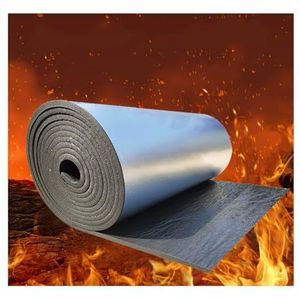Isolatiekatoen, multifunctioneel, zelfklevend isolatiekatoen met hoge dichtheid, 5-30 mm thermisch akoestisch schuim for auto-dempers, buiswikkels(1*2m/3.2*6.6ft,30MM(THK))