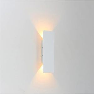 Wandlamp Moderne Minimalistische Binnenverlichting Woonkamer Decoratie Aluminium Wandlamp Rechthoekige Slaapkamer Nachtkastje Wandlampen Wandlampen Op Batterij (Color : C, Size : Warm White (2700-35