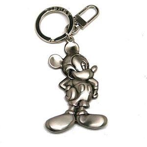 Disney Klassieke Mickey 2D tinnen sleutelhanger, meerkleurig, 1 inch